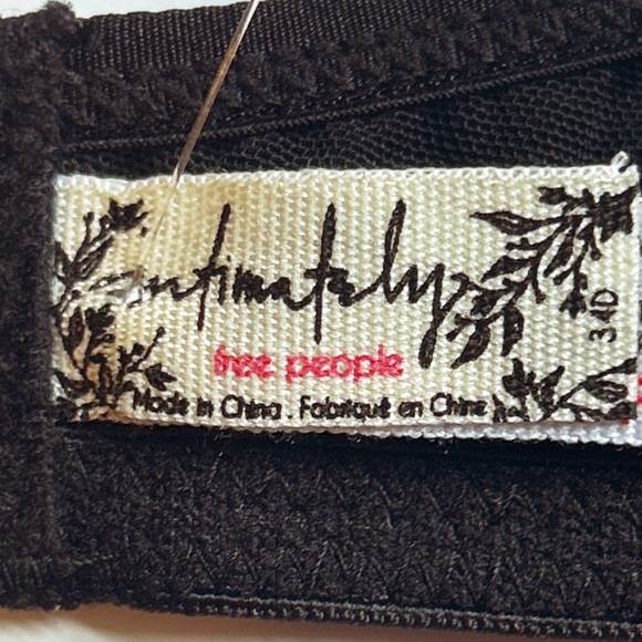 NWT! Free People Black Underwire Bralette Size 34D - Picture 6 of 6